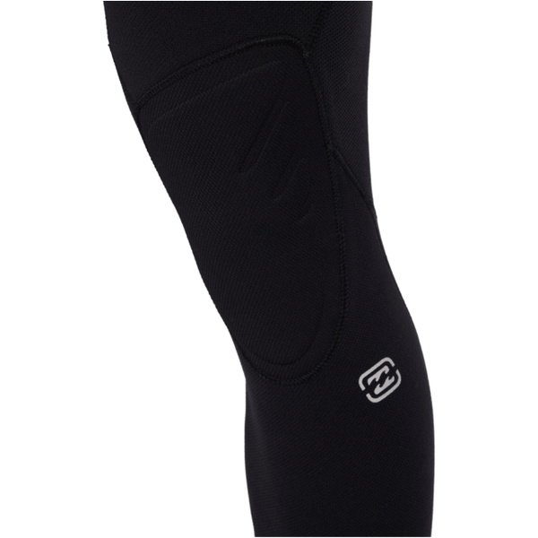 2026 Billabong Mens Furnace Revo 4/3mm Chest Zip Wetsuit ABYW100277 - Black